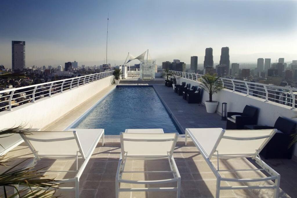 Apartmán Polanco Pool Amazing View Gym Parking Ciudad de México Exteriér fotografie